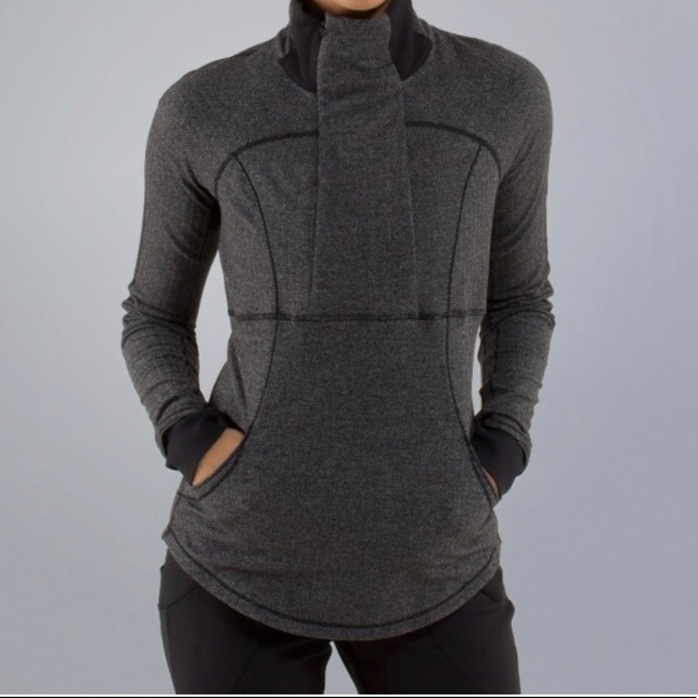 Lululemon Herringbone Base Runner 1/2 Zip